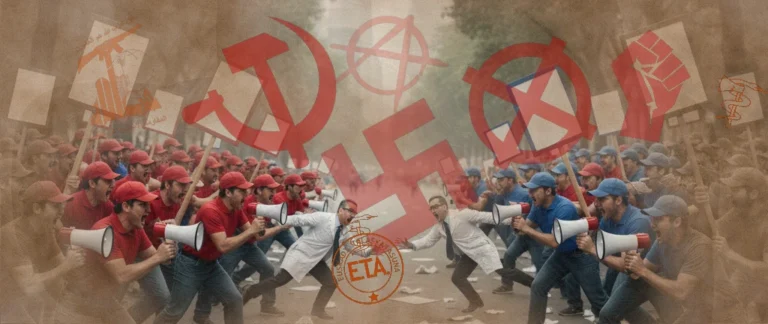 Bandos violentos: comunismo, fascismo, nacional socialismo, nacionalismso excluyentes